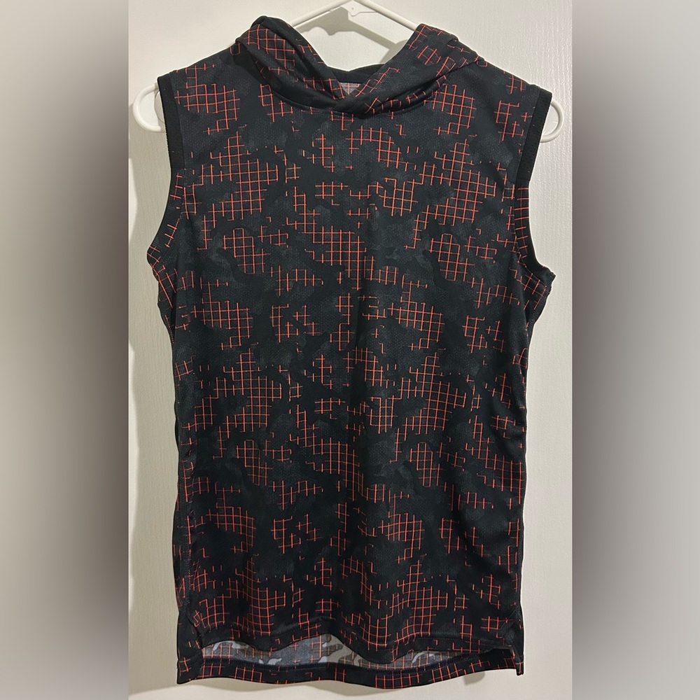 Boys All in Motion Black and Red Tank Top